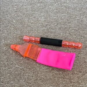 Pink and Black Massage Roller
